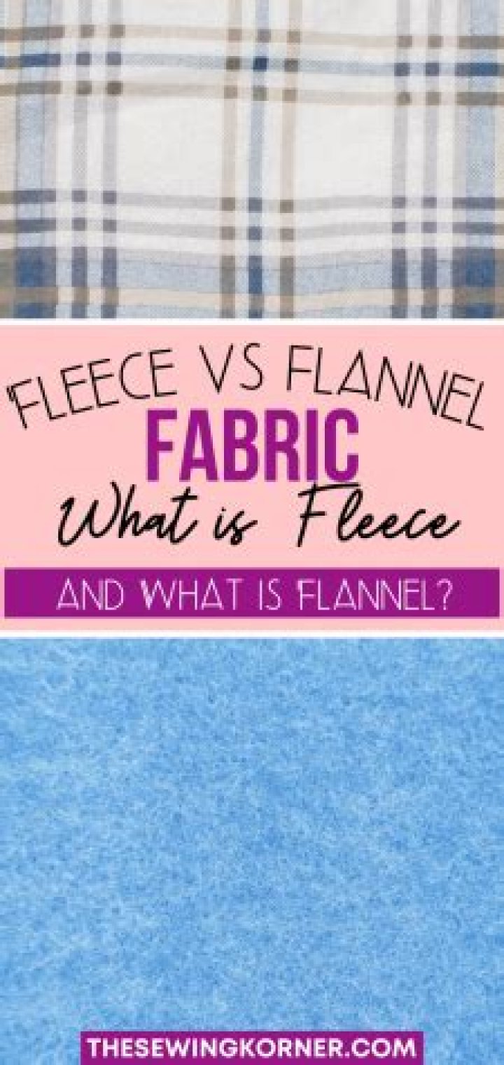 Difference between fleece and flannel