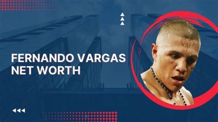 Fernando Vargas’s Net Worth, Biography, Career, Awards, Fact and Life Story