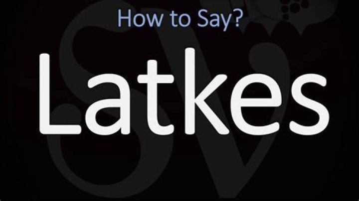 How to pronounce latkes