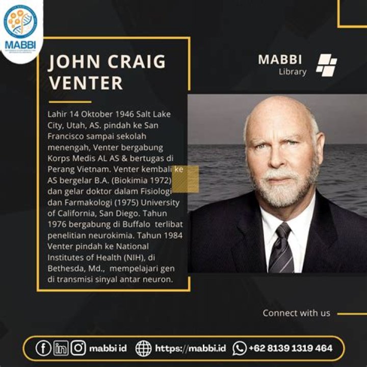 John Craig Venter Net Worth, Income, Salary, Earnings, Biography